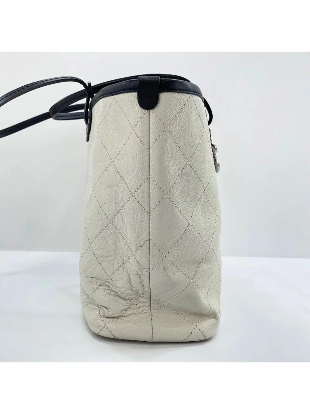 Chanel Tote Quilted White